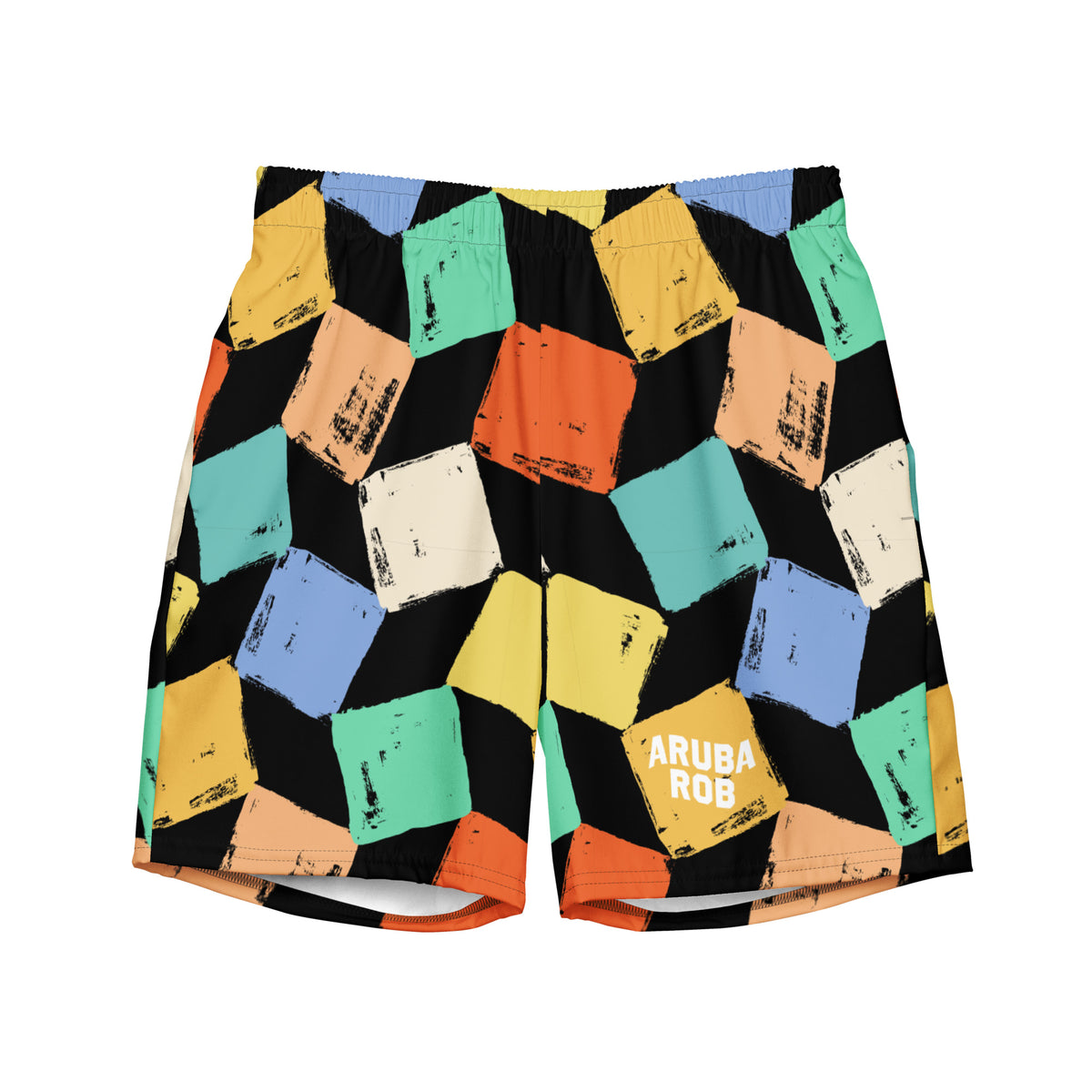 Checkerboard Swim Trunks main image 1